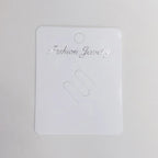 50Pcs Fashion Brooches Display Cards High Quality Pins Blank Paper Tag Jewelry Packaging Cards Sale Hang Price Tag Cards