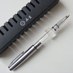 NEW Wingsung 601 Press Piston Fountain Pen Iridium EF/F Nib Steel Cap Vacumatic Resin Ink Pen School Stationery Office Supplies