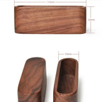 Wooden Business Card Holder Note Holder Display Rack Card Holder Office Supplies Stationery Desktop Accessories Storage Box