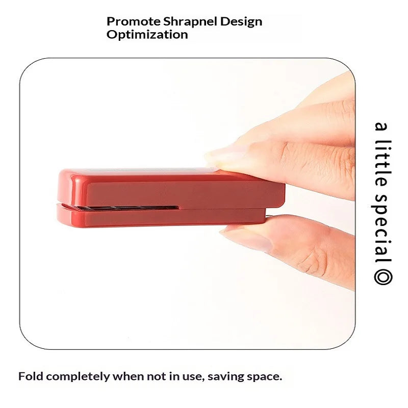 Kokuyo A Little Special 10#Needle Mini Stapler,Strong&Easy Lightforce Effortless Stapling Tool for School,Home,Office,Exam,Files