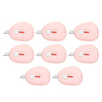 4/8Pcs Mini Box Cutters Retractable Small Utility Knife Portable Cute Letter Envelope Opener with Keychain Hole Office Supplies