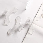 Transparent Plastic Book Clip Simple Reading Aid Fixed Book Page Holder Bookmark Creative Practical Note Holder Gift For Student