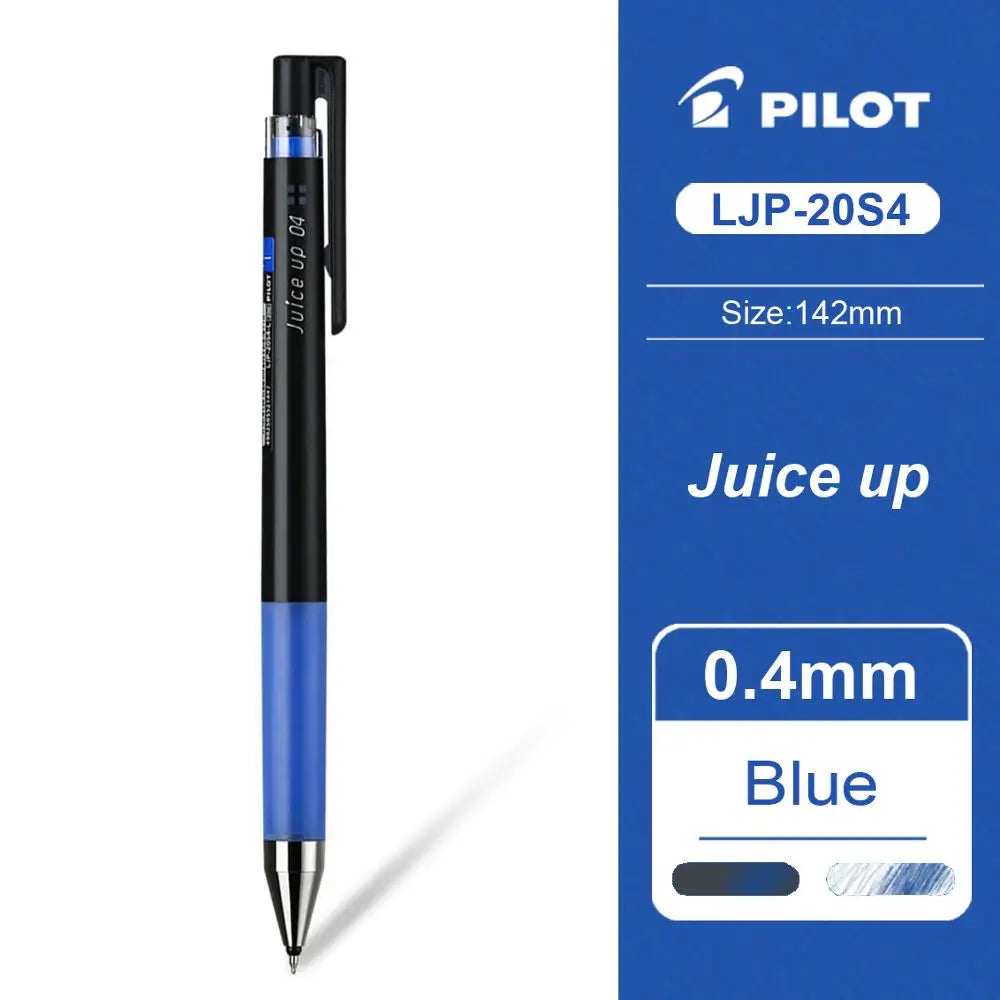 Pilot Juice Up 0.4mm Retractable Gel Ink Pen ST Nib Black Pen Quick-drying Smooth DIY Hand Account LJP-20S4 School Stationary