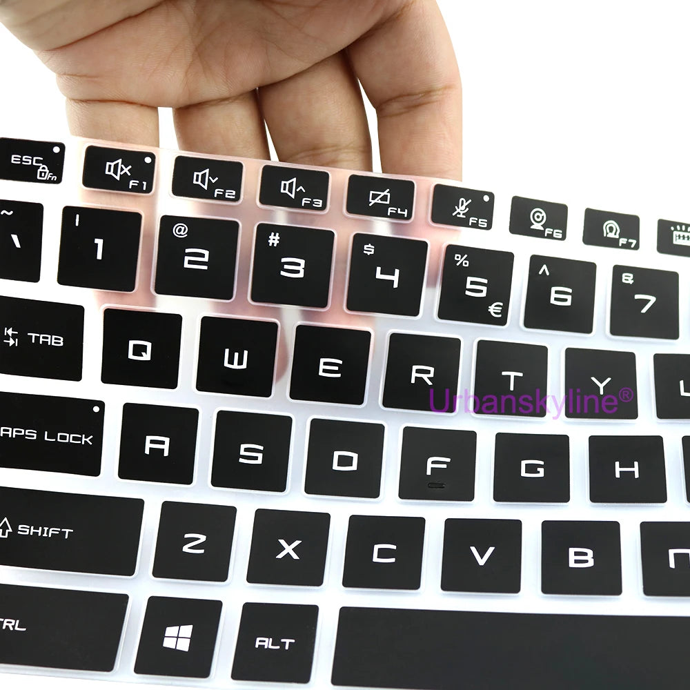 Keyboard Cover for Dell Latitude 14 7440 7450 7400 7404 7410 7414 7420 7424 7430 7480 7490 2 in 1 Silicone Protector Skin Case