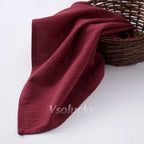 Cloth Napkin 40x40cm Washed Cotton Plain Washed Cotton Soft Rustic Table Napkin for Wedding Christmas Party Daily Family Meals