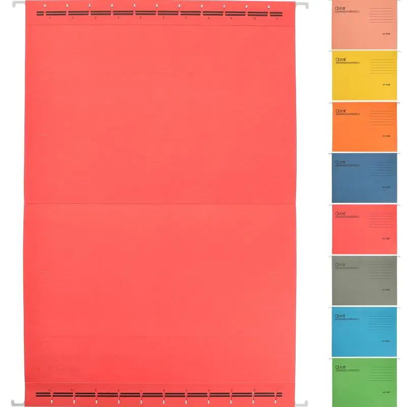 8 Pcs A4 Size Thick Paper Suspension Folders Hanging Files Office Storage ganizer Records Financial Documents Filing