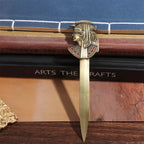 Egyptian Pyramid Pharaoh Envelope Opener DIY Crafts Tool Letter Opening Tool Express Opener Ancient Zinc Alloy