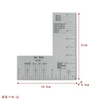 Yokoyama Acrylic Sewing Ruler For Patchwork Measuring Drawing Dressmaker Yardstick DIY Craft Quilting Cutting Accessories Tool