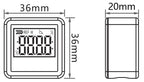 SHANHR Small Digital Level Rechargeable Protractor Inclinometer Digital Angle Finder Angle Measuring Tools