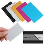 50 Pcs/Set Portable Laser Engraving Aluminum Metal Carte Business Card Blank Name Cards