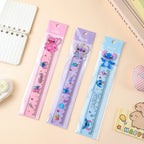 Disney Stitch Multi-functional Drawing Tools, Student Stationery Measuring Supplies, Cartoon Measuring Ruler, Folding Ruler
