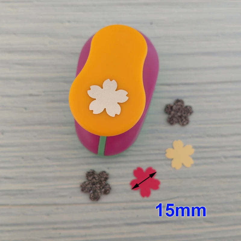 49mm 37mm 2.5cm 1.6cm Sakura Petal Craft Hole Punch Scrapbooking School Paper Puncher EVA Cutting Tool Child DIY Cutter