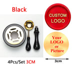 Custom Wax Seal Stamp Kit Personalized Image/LOGO Customized Wax Sealing Stamp with Melting Spoon set for Wedding Invitation Wax
