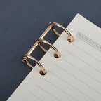 Durable Metal Binder with 3 Rings for Notebooks, Photo Albums, and DIY Projects