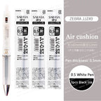 ZEBRA SARASA Dry airfitgrip Gel Pen 0.5/0.4mm Black Core Quick-Drying Smooth Writing Stylos boligrafo gel Stationery for school
