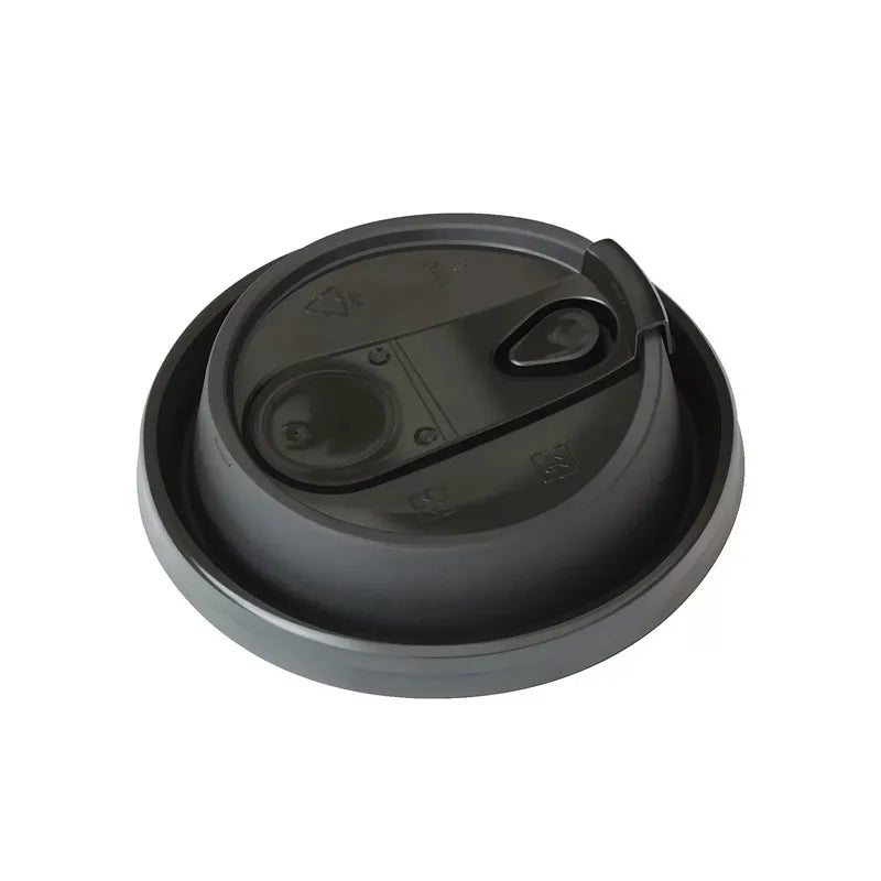 50pcs/pack Disposable Matte Black Coffee Paper Cup Hot Drinking Cup Double Layer Thickened Hollow Cup Accept Customization