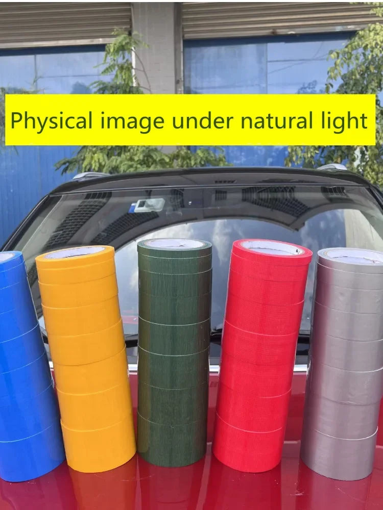 40MM 20m Waterproof Duct Gaffa Gaffer Adhesive Repair Bookbinding Cloth Tape Super Sticky Duct Tap Self Roll Craft Fix Tape