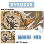 Anime Game Furina Neuvillette Mavuika Wanderer Raiden Columbina XXL Large Genshin Impact Mouse Pad Keyboard Desk Mat Mousepad