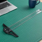 T Square Ruler Portable Removable Plastic Drafting Tool 45-80cm for Professional Drafting Engineering Design School Class Use