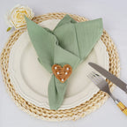 Set of 6 Cotton Dinner Cloth Napkins 30x45cm Soft Washable Perfect for Weddings Parties Christmas Birthdays and Family Gathering