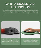 Gradient color mouse pad comfortable wrist rest non-slip mouse pad soft mouse pad wrist rest computer desktop mouse pad
