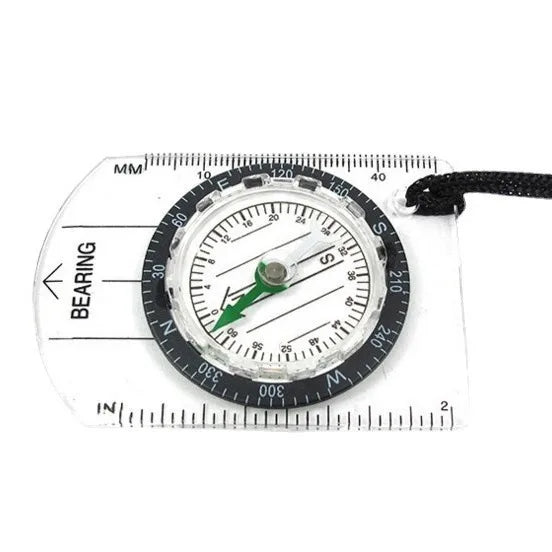 Professional Multifunctional Outdoor Survival Compass with Map Scale & Ruler