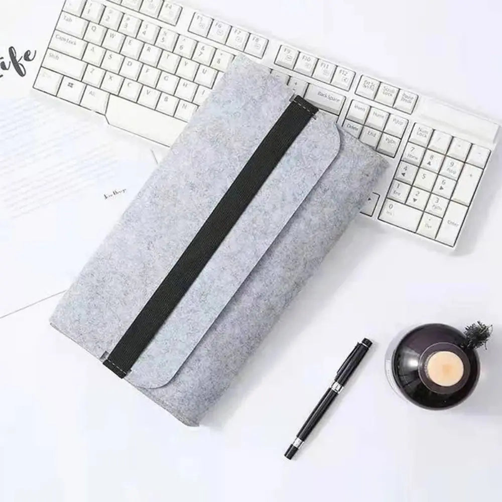 Felt Wireless Keyboard Storage Bag Dustproof Anti Shock Carrying Case Lightweight Portable for Logitech K380 K480 K580 K780