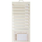 3/6/8 Pockets Wall Hanging File Folder Handheld Paper Organization A4 Paper Storage Bag Document Management
