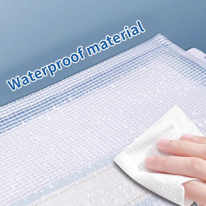 5/10/20/30PCS Mesh Zipper Pouch Document Bag Waterproof Zip File Folders A4 A5 Size Office School Supplies Document Storage Bags