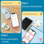 Marklife P15 Wireless Bluetooth Label Printer Portable Thermal Printer Similar as D11 D110 D101 Label Machine Mini Label Maker