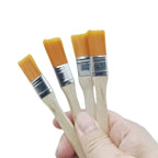 10Pcs  Wooden Handle Brush, Nylon Bristles Welding Cleaning Tools For Solder Flux Paste Residue Keyboard PC