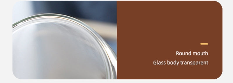 Double Layer Transparent Glass Cup High Borosilicate Glass Juice Milk Heat-Resistant Coffee Cup Round Egg Shape with Handle