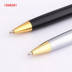 Luxury high quality 388 Black for stainless steel Business office school supplies Ballpoint Pen Golden Clip New