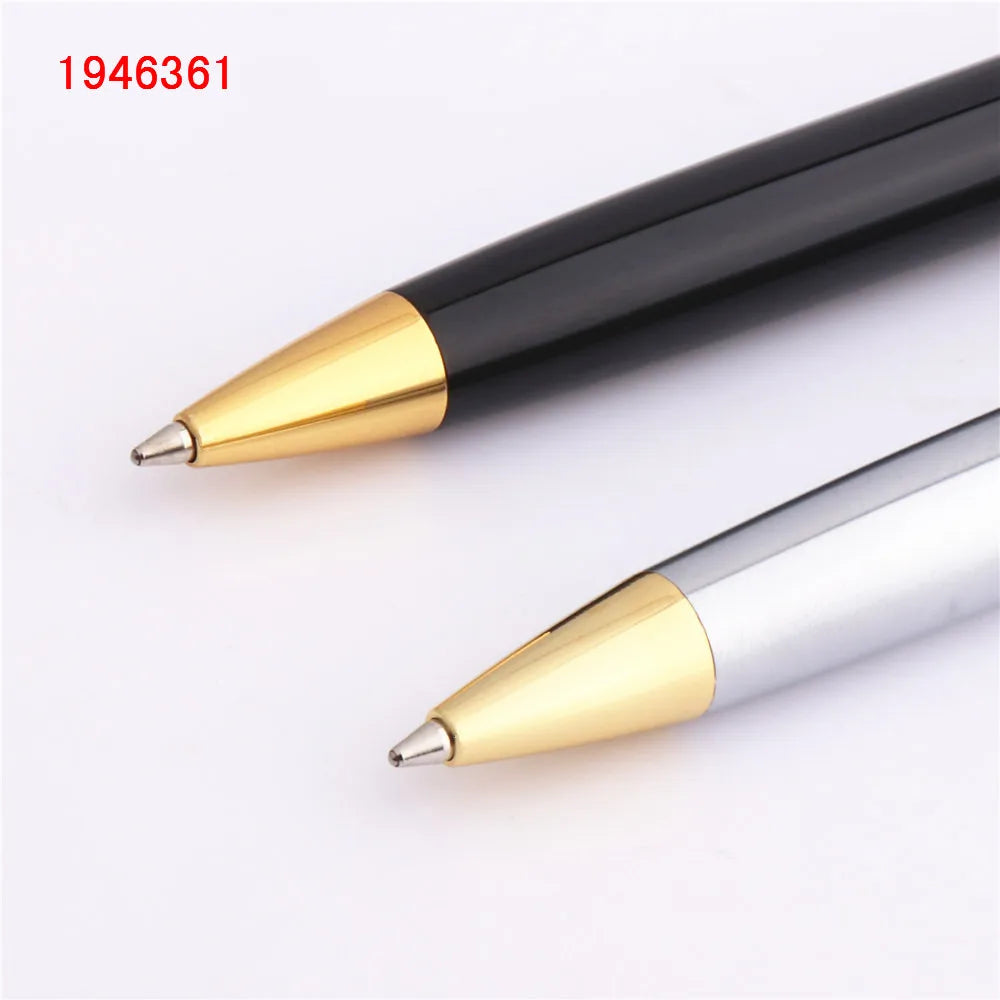 Luxury high quality 388 Black for stainless steel Business office school supplies Ballpoint Pen Golden Clip New