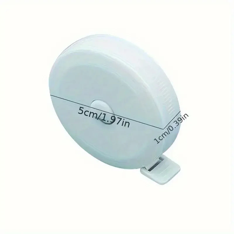150 cm Cute Mini Soft Tape, Automatic Shrinking Tape Measure, Material Tape Measure, Plastic Tape Measure