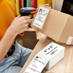 Marklife Thermal Label Printer Small Shipping Label Bluetooth-compatible Printer 4X6inch for iPhone Android Mac Window D200