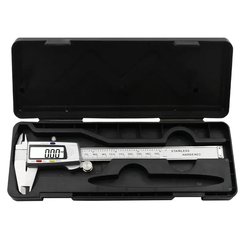 New Stainless Steel Digital Caliper 6" 150mm Measuring Tool Vernier Calipers Ruler Messschieber Paquimetro Measuring Instrument