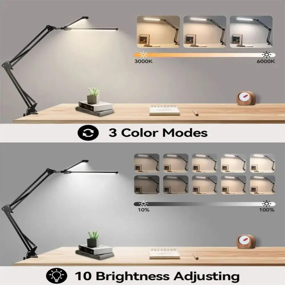 LED Desk Lamps Stepless Dimmable Led Computer Monitor Light USB Table Lamp for Office Study Reading Lighting Fixture