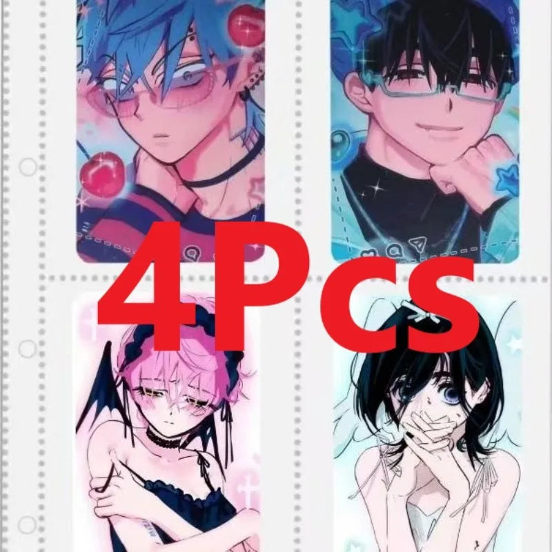 4Pcs/Pack High Guality Alien Stage TV Merch Fans Collection Character Cards Ivan Till Sua Mizi Valentine's Day Gift