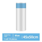 Drawstring Trash Bags Thickened Disposable Kitchen Garbage Can Liners with Handle for Home Office