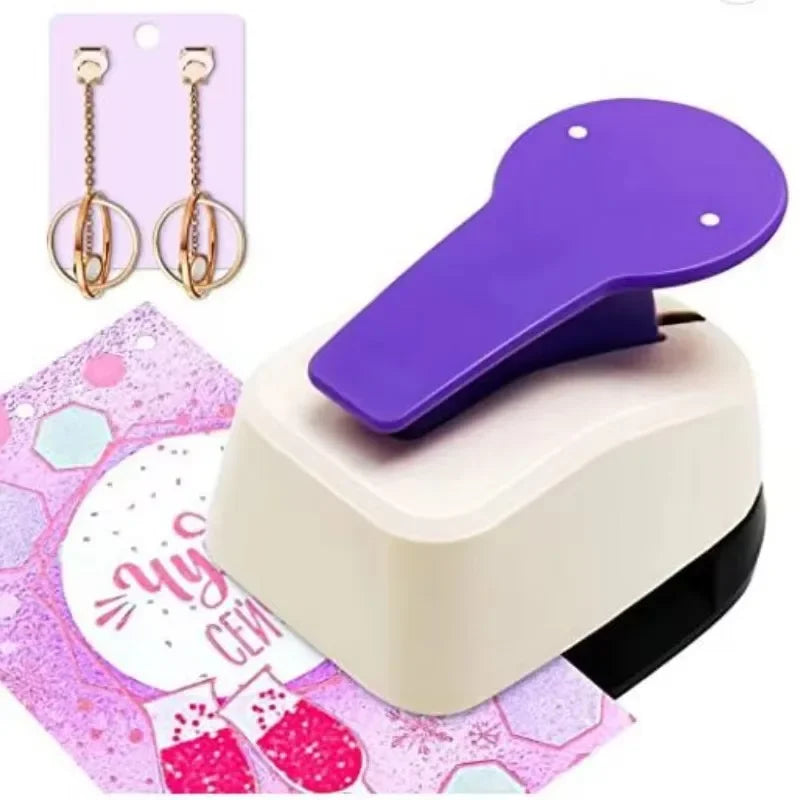diy Earring Hole Puncher Earring Card Hole Punch Scrapbooking Paper Punch Earring Card Punch Hole Puncher DIY Punching Machine