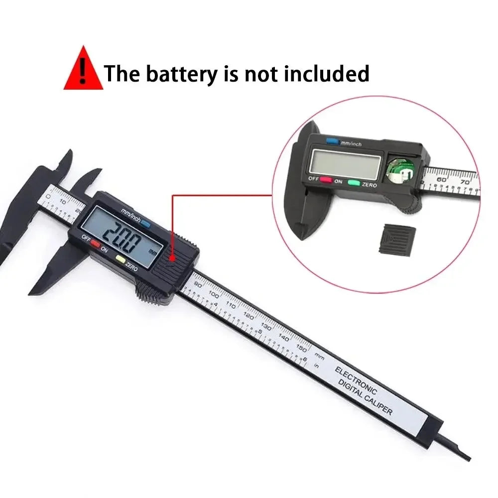 Hot Sell 150mm 100mm Caliper Carbon Fiber Dial Vernier Caliper Gauge Micrometer Measuring Tool Ruler