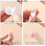 Silicone Thumb Wall Hook Cable Management Wire USB Organizer Clips Wall Hooks Hanger Storage Holder For Kitchen Bathroom Home