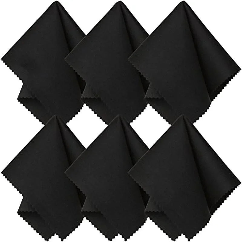 MJYIWANG 6pcs Smooth Cleaner Glasses Lens Cloth Cloths Sunglasses Cleaning Cloth Microfiber Cleaning Cloths