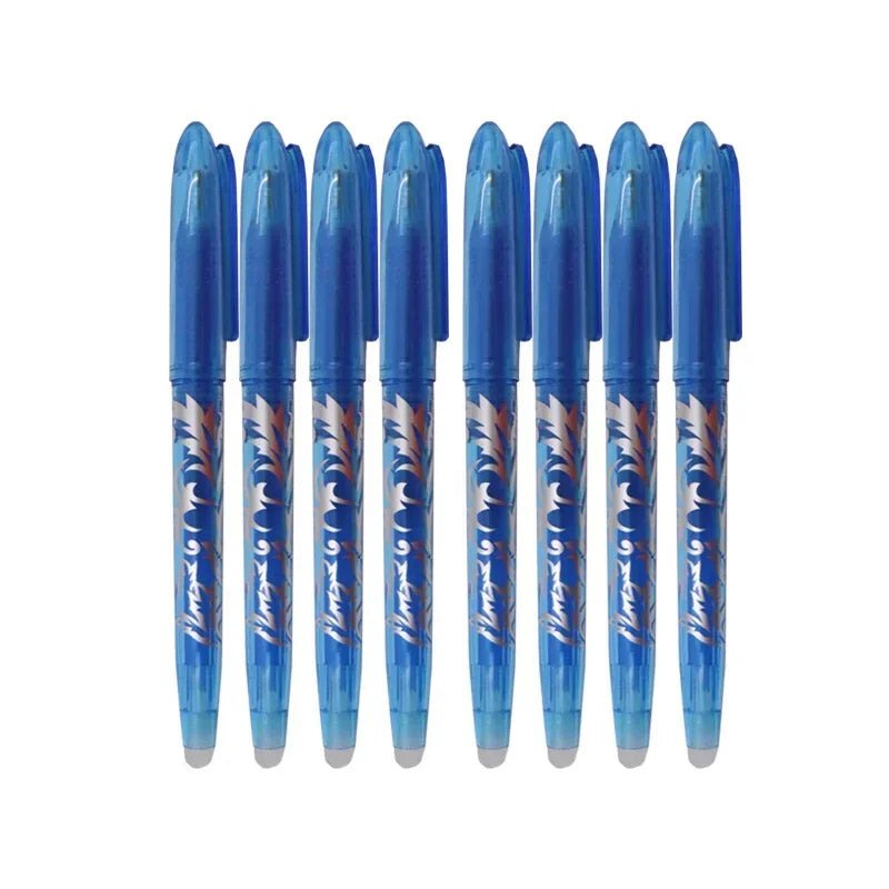 8/4pcs Erasable Gel Pen  Multi-Color0.5mm Tip Painting Writing Drawing School Black Blue Red Pink Orange Green Purple Light Blue