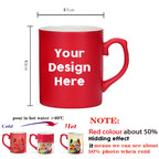Personalised Magic Mugs Custom Colour Changing Cup Heat Activated Any Image Photo Or Text Printed On Mug Dad Mothers Day Gift