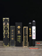Original Chinese Painting Calligraphy Ink Stick Natural Pure Pine Soot Ink Block Grinding Ink Calligraphy Ink Bar Sumi Inkstick