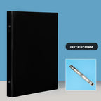 1PCS A4 Perforated Folder Candy-Colored Transparent O-shaped 2-hole, 3-hole, 4-hole Waterproof File Folder Binder