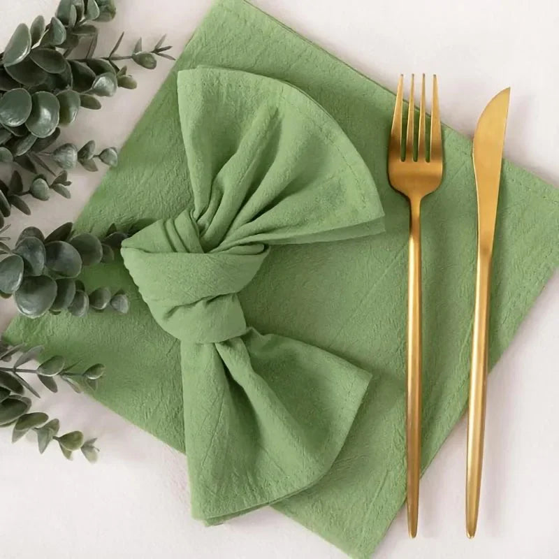 4PCS Christmas Red Cloth Napkins Washable 30x45cm 100% Cotton Fabric Tea Towel for Dinner Wedding and Parties Decor