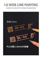 Languo 6/24/36/54/72/90 colors Acrylic Painting Handbook Pens Multi-Color Gel Pen Student Neutral Pen Writing Marker Stationery
